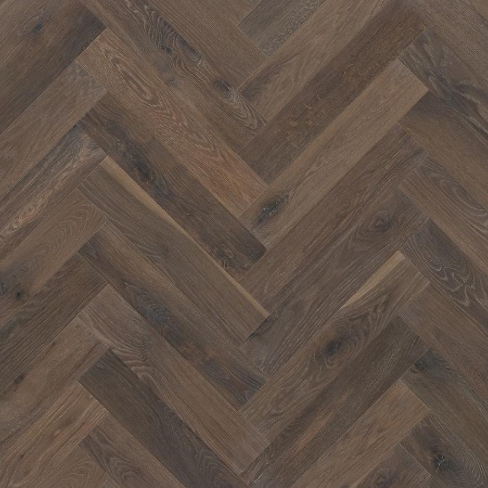 Brushed Oak Woodburn Herringbone